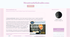 Desktop Screenshot of menstruatiekalender.com