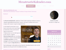 Tablet Screenshot of menstruatiekalender.com